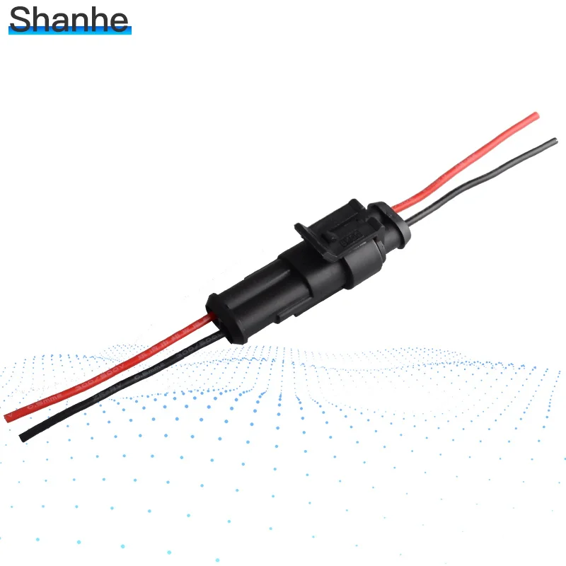 Car Auto 2 Pin Way 2P auto connector with cable electrical Sealed Waterproof Wire Connector | Обустройство дома