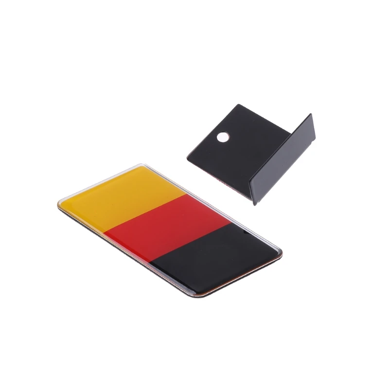 

1pc German Flag Front Grille Sticker Emblem Badge For Volkswagen Golf Polo Audi