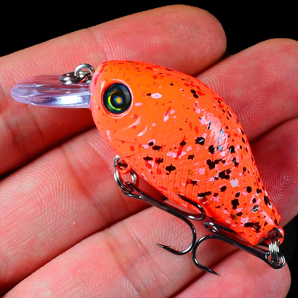 2019 Sunlure 1 шт. Crank 6 цветов рыболовная приманка 8 5 г 0 3 унций пластиковая жесткая