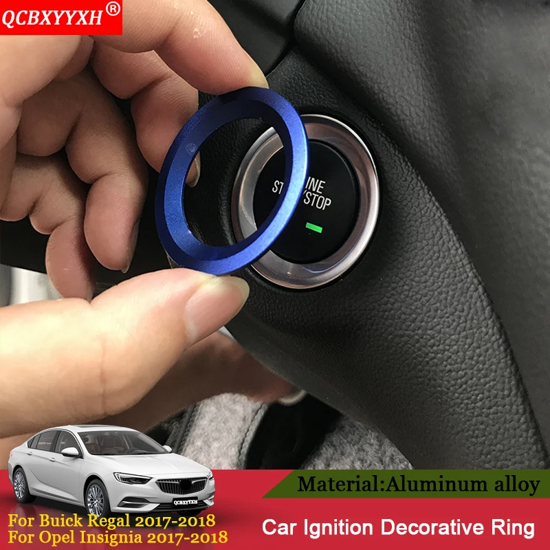 QCBXYYXH Carstyling нажимное кольцо крышка выходного ключа зажигания декоративное для Buick