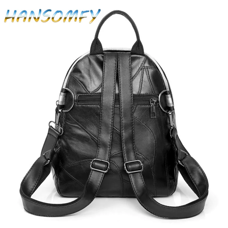 HANSOMFY Модный женский рюкзак высококачественный Молодежный кожаный рюкзак для девочек-подростков женская школьная сумка через плечо ML-74