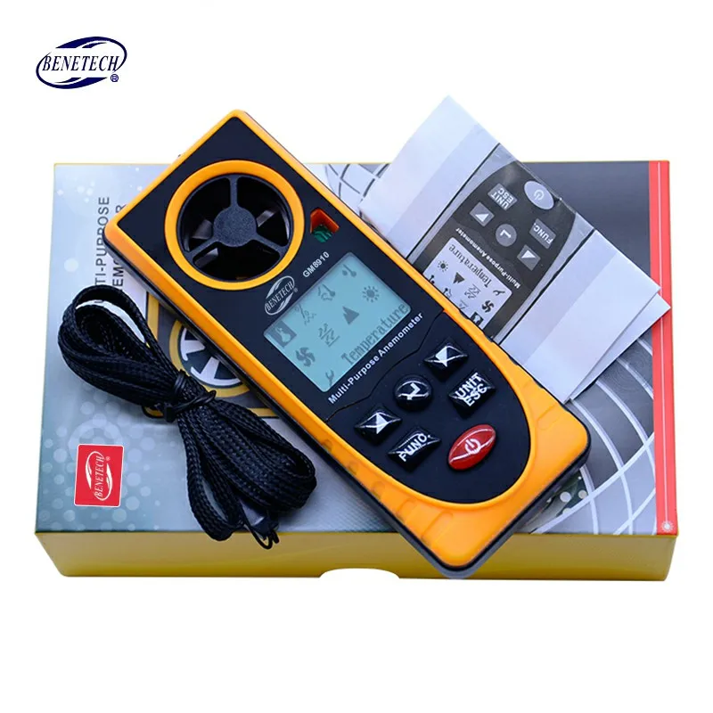 GM8910 Digital Anemometer Barometric Pressure Humidity Altitude