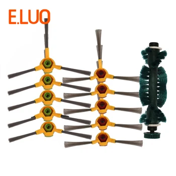 

Cost-efficient Clean kit 1pcs Turbo Brush+5 pairs Side Brush Durable Cleaning Brush for 710 715-GD 7A1 710 Robot Vacuum Cleaner
