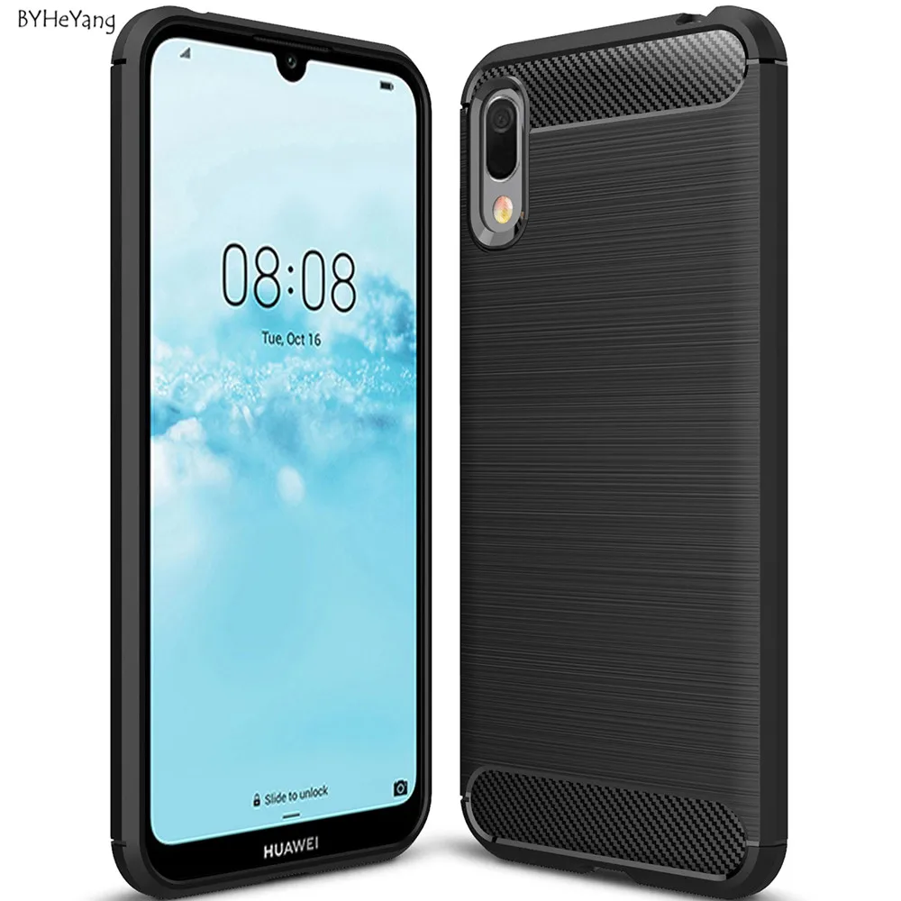 Чехол для Huawei Y6 2019 чехол мягкий силиконовый задняя крышка телефона Y 6 Pro