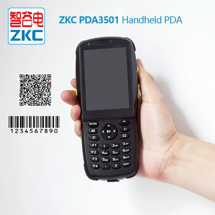Горячая продажа Android Ручной Сборщик Данных 1D лазер/2D qr код сканер с 3G/WIFI/Bluetooth RFID