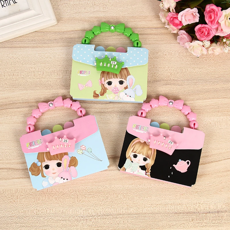 Coloffcie Creative Cute rRabbit Portable Password Diary Notebbok Children's notebook Student Prizes School Supply Random Color Coloffcie Creative Cute rRabbit Portable Password Diary Notebbok Children's notebook Student Prizes School Supply Random Color