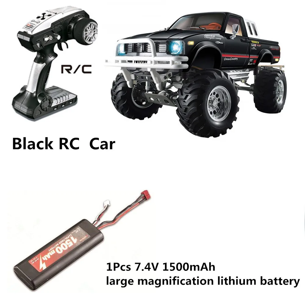 1:10 2,4G 4WD 3CH полностью металлический корпус 4X4 пикап Rock wheel RTR 320A независимый ESC RC четырехколесный внедорожный пикап - Цвет: as the picture shows