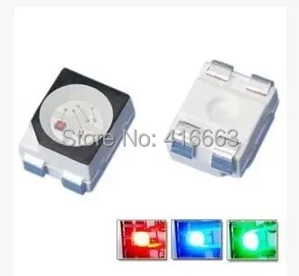 

Wholesale 3000pcs RGB POWER TOP 1210 3528 SMD SMT PLCC-2 LED Red Green Blue New