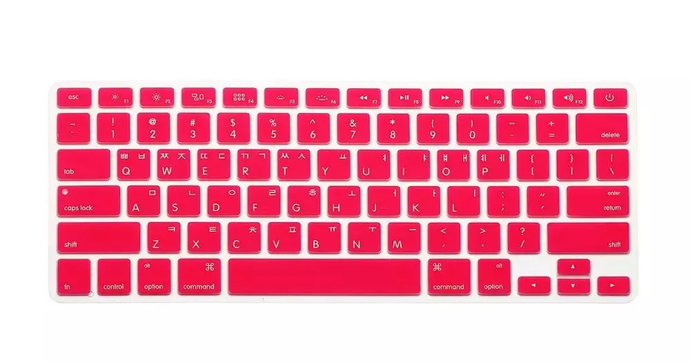 Чехол для ноутбука Macbook Air Pro Retina 13 15 17 дюймов защита клавиатуры с буквами в