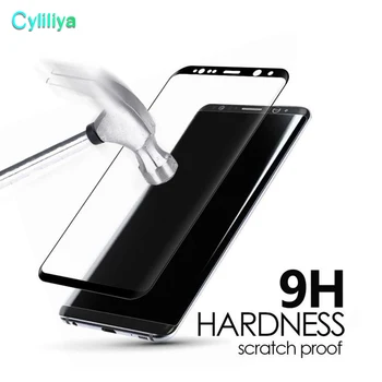 

3D Curved Full Cover Tempered Glass phone Screen Protector For samsung s9 plus S8 For Iphone X 10 8 free post 50pcs/lot