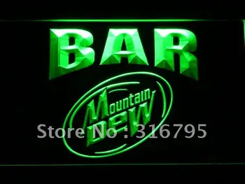 

699 BAR Mountain Dew LED Neon Light Signs with On/Off Switch 20+ Colors 5 Sizes to choose