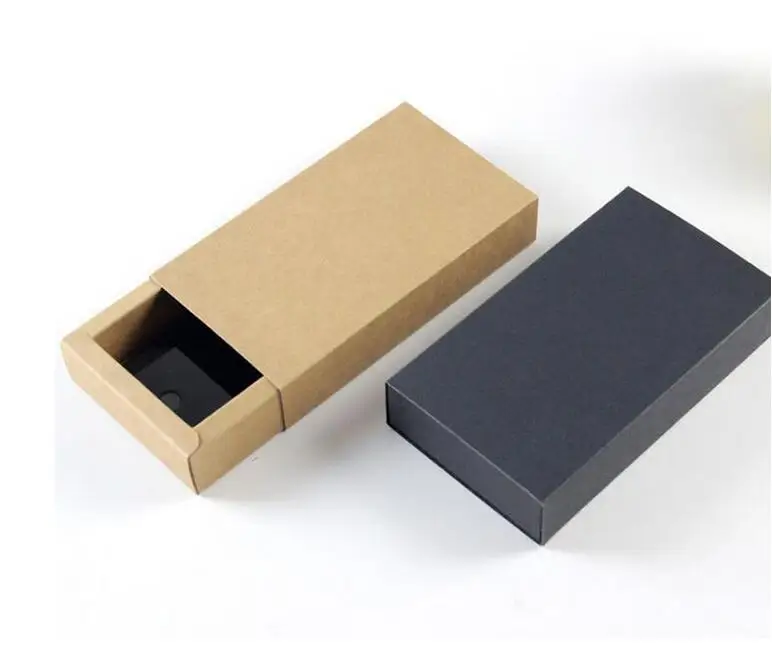 100pcs Kraft Paper Tie Bow Box Men Bow Ties Bowtie Gift Boxes 14X7x3cm