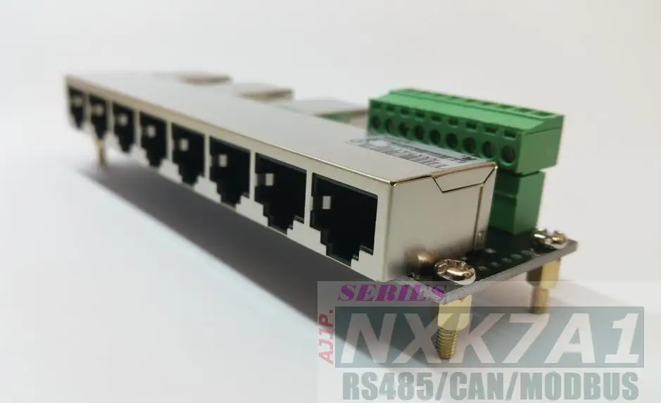 

RS485 CAN MODBUS Industrial Controller Bus Serial Branch Line Collector Connector RJ45 Interworking Network Port