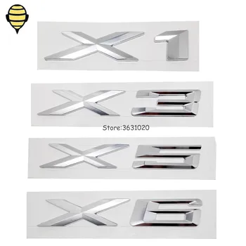 

Car-styling Auto 3D Sticker Metal Car Rear Letter Emblem Badge Decal for BMW X1 X3 X5 X6 F20 F30 E46 E53 Z4 M3 M4 335li 525i E30