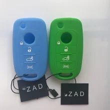ZAD chiave Del Silicone di Caso Della Copertura di Protezione del supporto della pelle per FIAT TIPO Borsette Toro 500X nuovo grazie remoto senza chiave 4 pulsante accessori