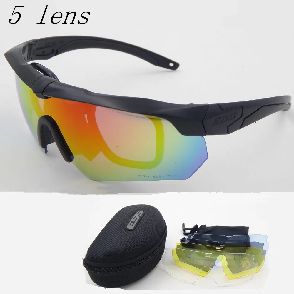 Prix pour Soleil polarisées de haute qualité TR-90 ESS ARBALÈTE lunettes militaire, 5 lentille pare-balles Armée Tactique lunettes, tir lunettes Prix pour Soleil polarisées de haute qualité TR-90 ESS ARBALÈTE lunettes militaire, 5 lentille pare-balles Armée Tactique lunettes, tir lunettes