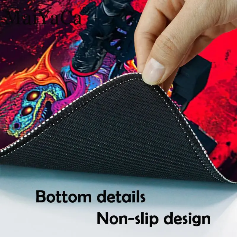 MaiYaCa Top Quality large big mousepad rubber Beautiful Anime Mouse Mat Rubber Rectangle Mousemats