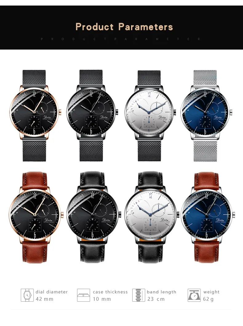 Relogio Masculino роскошные часы из нержавеющей стали с дисплеем даты недели водонепроницаемые мужские кварцевые часы деловые мужские наручные часы
