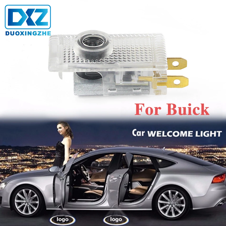 

DXZ 2Pcs Car Logo Door Welcome Light LED Projector Laser For for Buick Regal 2009-2015 car door light car door projector light