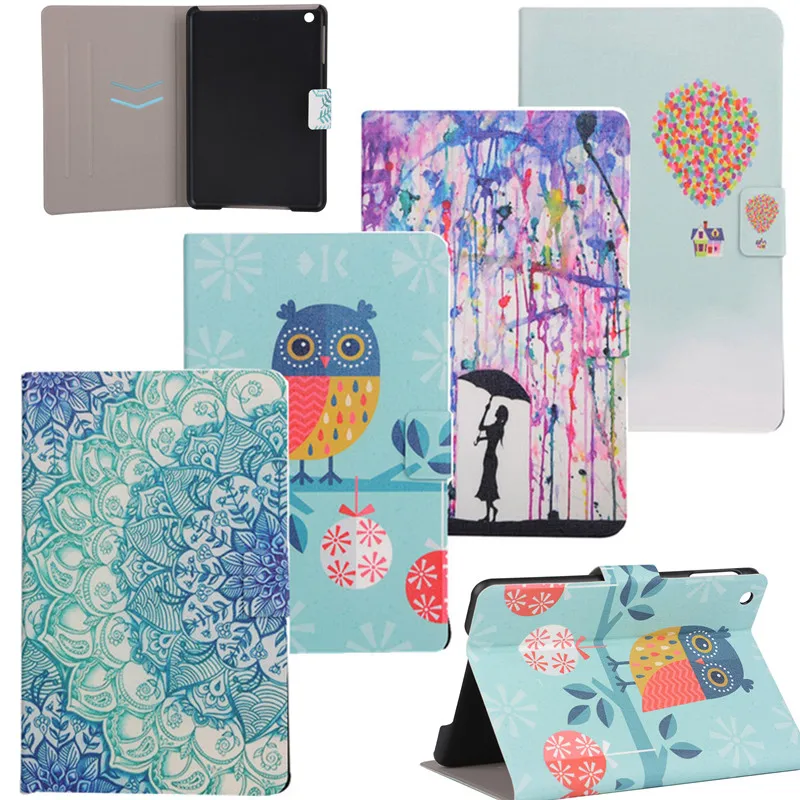 

High Quality Painting PU Leather Slim Stand Case For Apple iPad mini Case Cover For iPad mini 1 2 3 7.9 inch Tablet case