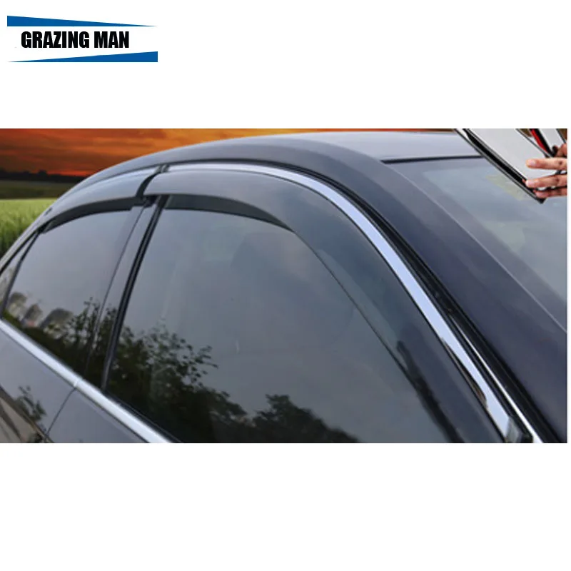 Sun visor High quality PP material car Window Visor Wind Deflector Sun