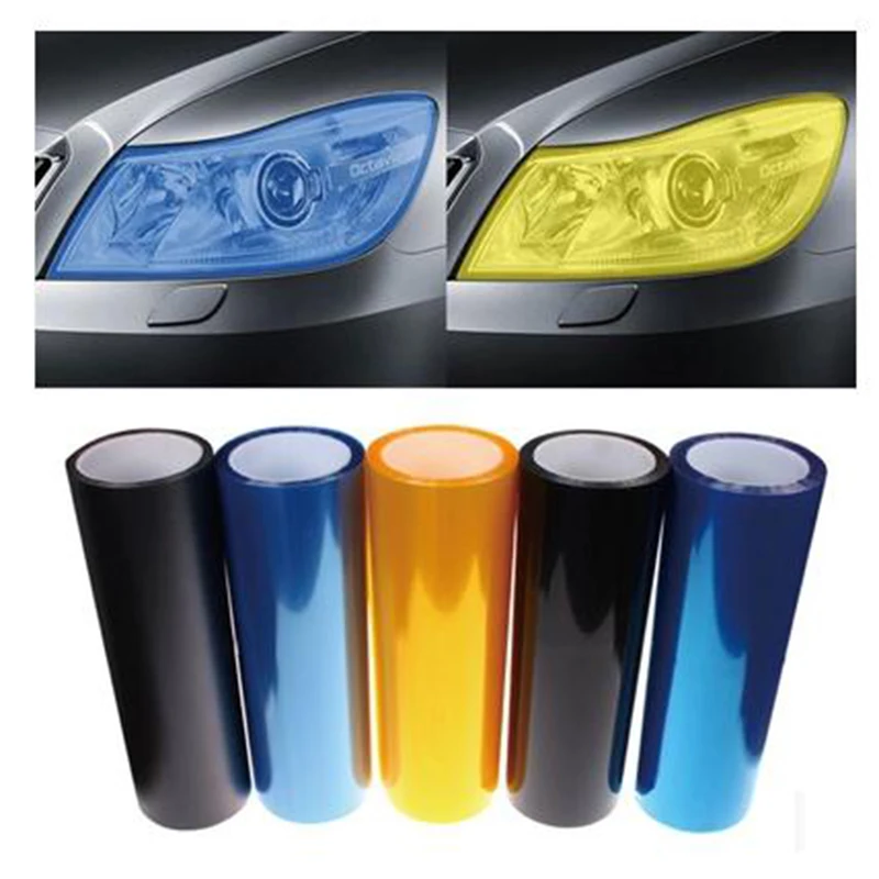 Car Styling 12 Colors 30Cm X100Cm Auto Car Light Headlight Car Styling 12 Colors 30Cm X100Cm Auto Car Light Headlight