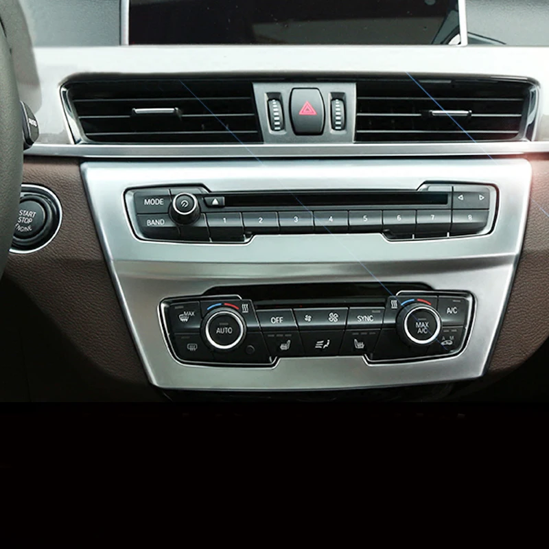 

Fit For BMW X1 F48 2016-2017 Center Control Buttons Switch Frame Cover Trim Panel