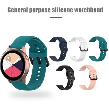 

ALLOYSEED Replacement Adjustable Silicone Smart Watch Watchband Bracele for Samsung Galaxy Active R500 Smartwatch Belt Parts