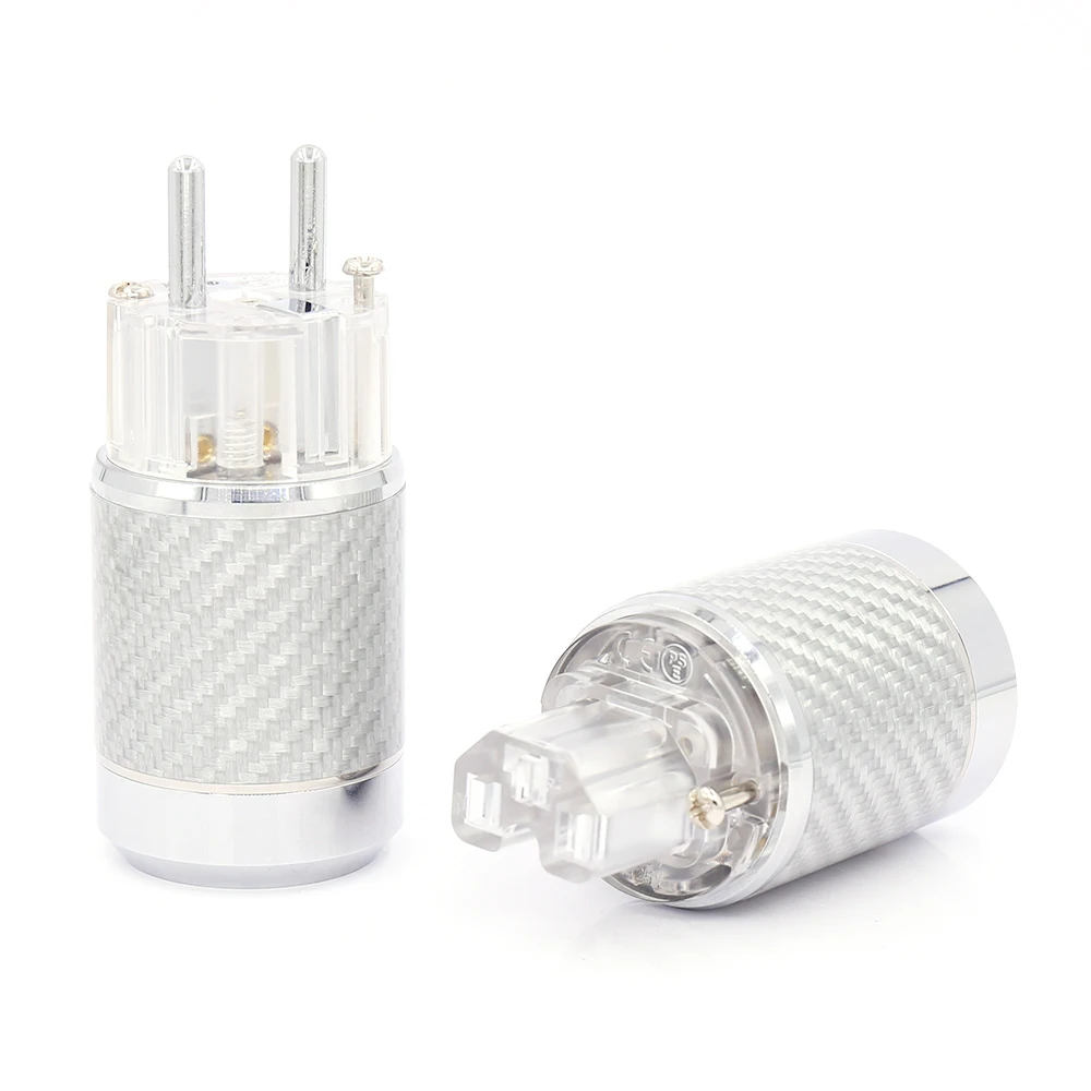 

Hi-End Viborg EU Schuko power cable VP1606 OFC RISR 6MM square AC Power cords Cable Audio Grade 16MM