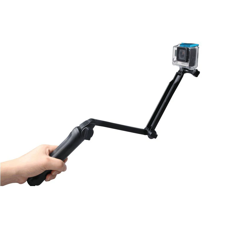 GoPro Monopod Collapsible 3 Way Mount Camera Grip Extension Arm Tripod