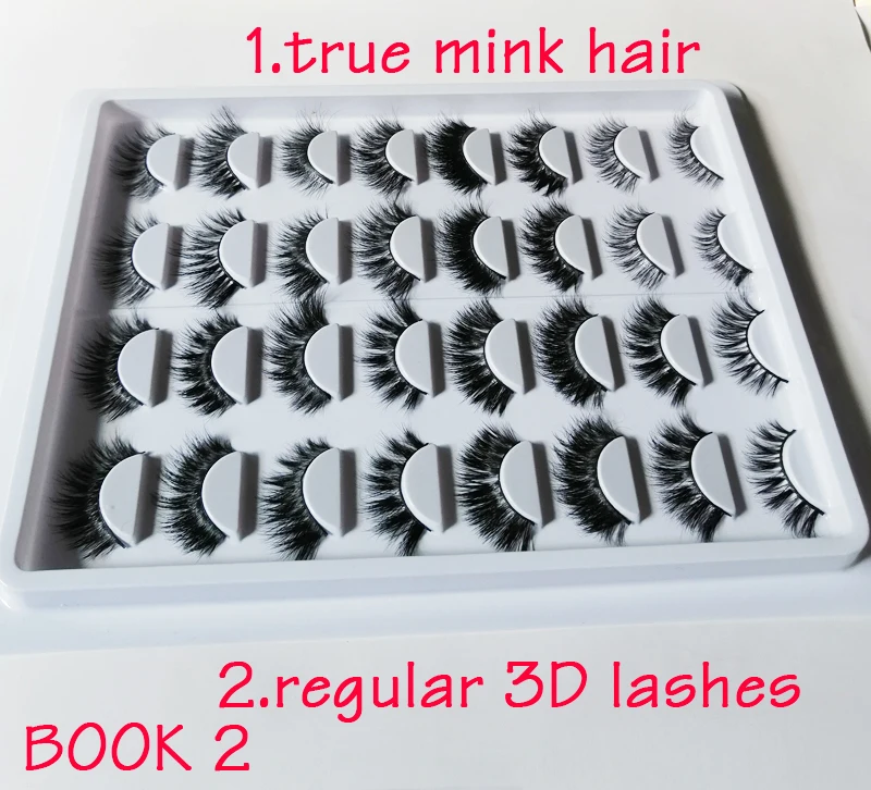 16 пар ресниц книга 3D норковые ресницы 3D норковые ресницы настоящие норковые ресницы Личная этикетка ресницы книга 3D ресницы книга