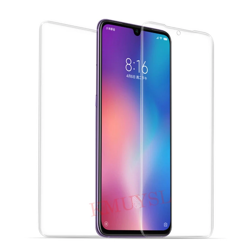9D Full Cover Film For Xiaomi Mi 9 Screen Protector Hydrogel Front Film + Back Film + Camera Lens Glass For Xiaomi Mi9 Mi 9 Film