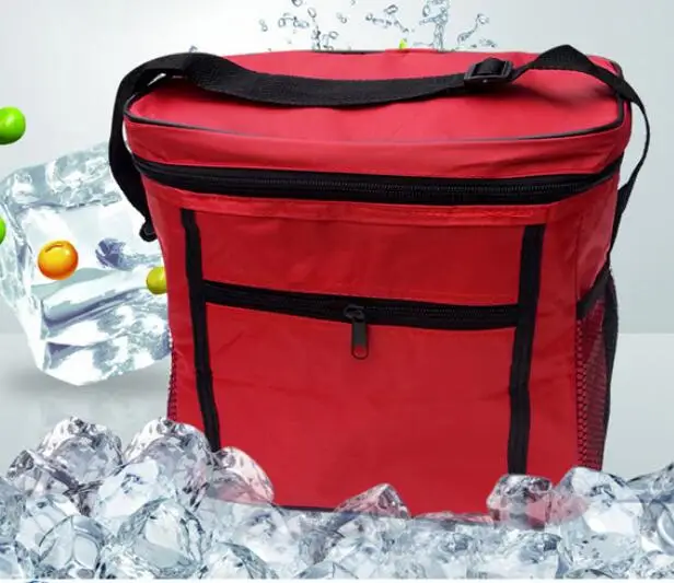Новинка; Лидер продаж различные узор обед мешок Портативный изолированные холст iunch сумка Термальность Еда Пикник Сумки для обедов для Для женщин дети-15 - Цвет: red