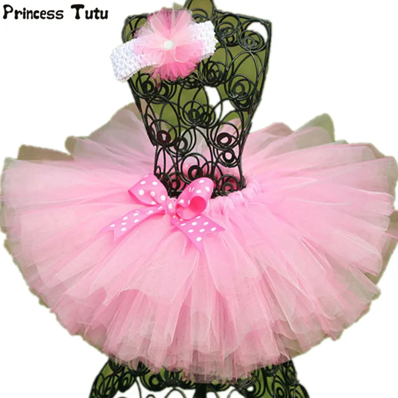 

Handmade Fluffy 3 layer Baby Girl Tutu Skirt Kids Baby Tulle Skirt for Birthday Party Casual Ball Gown Children Dance Skirts
