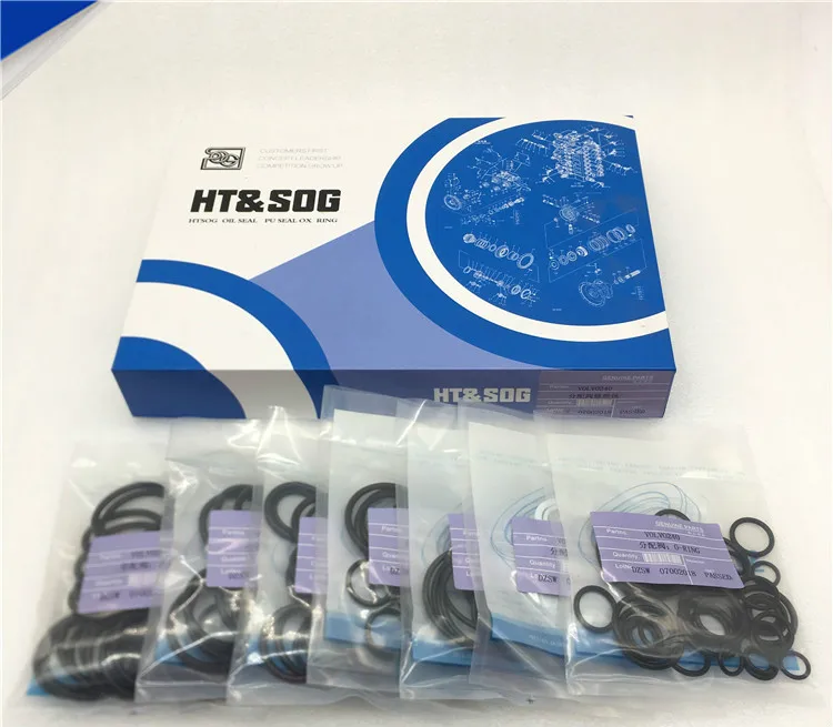 

Excavator 240 Distribution Valve Repair Kit Main Control Valve Multiplex Valve Distributor Oil Seal Ring kit digger parts