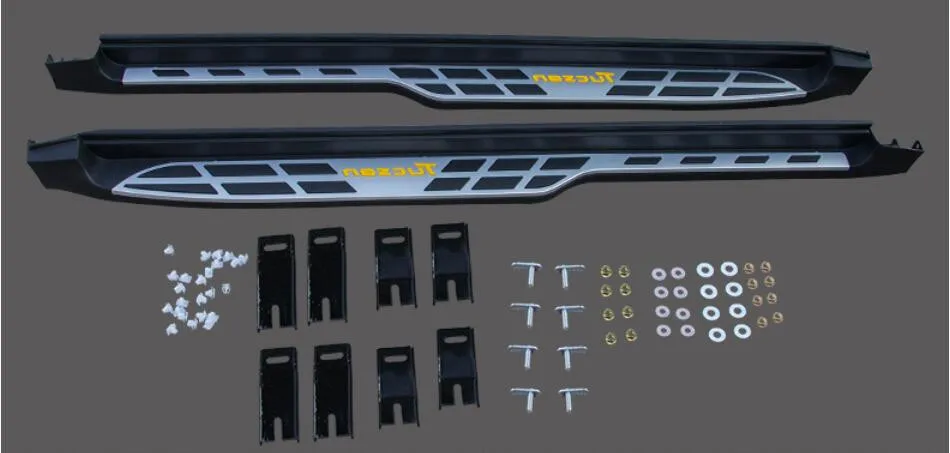 Для hyundai Tucson- ходовые панели авто боковой шаг бар педали высокого качества дизайн Nerf баров