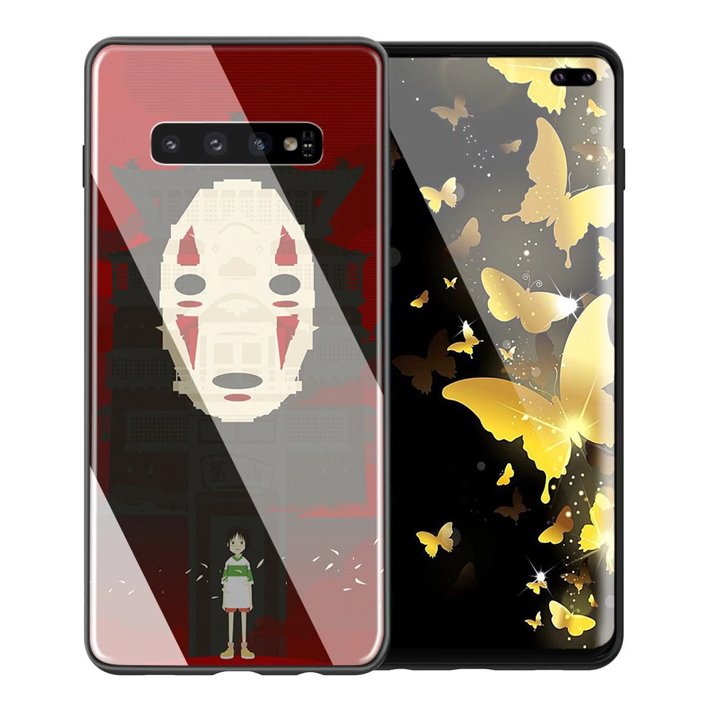 Lavaza Studio Ghibli Spirited Away Totoro Стекло ТПУ чехол для samsung Note 8 9 S7 S8 S9 S10 A10 A20 A30 A40 A50 A60 A70 Edge Plus - Цвет: TG8