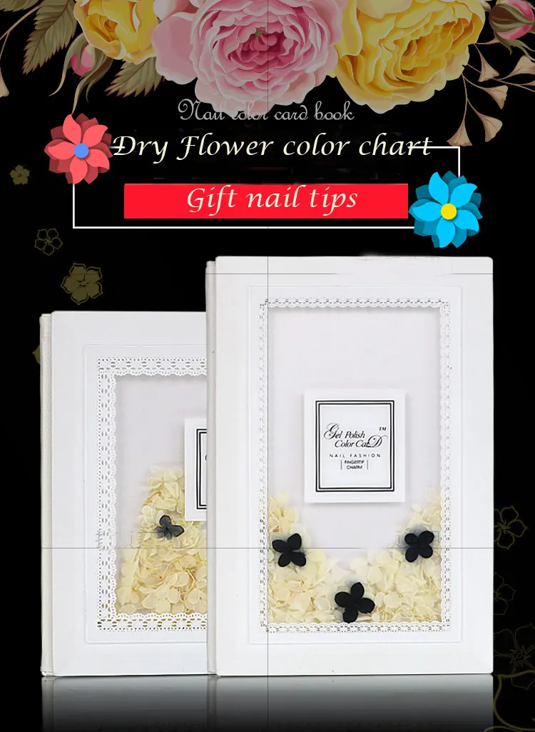 

Professional high quality80/120 Colors Acrylic Nail Gel Polish Display Card Book Color Board Chart Nail Art Salon Manicure Tool