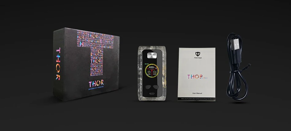 Thinkvape Thor pro 220 Вт TC бокс мод Think Vape Thor pro Bypass vape мод режимы 510 электронная сигарета мод vape использование батареи 18650