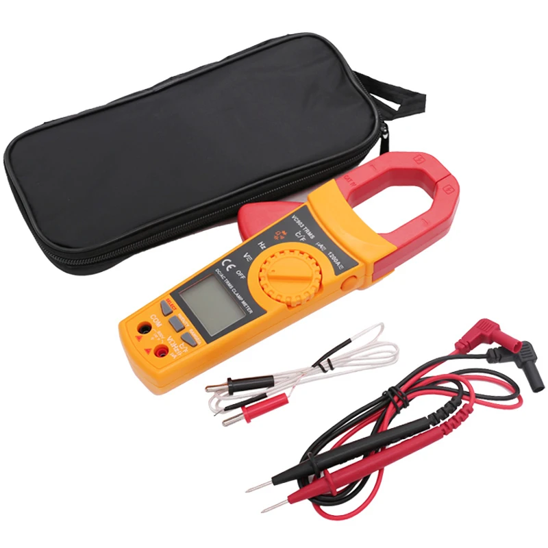 

VC903 AC/DC digital clamp meter auto range ac dc voltage current resistance capacitance duty cycle 1%~99% 1200A