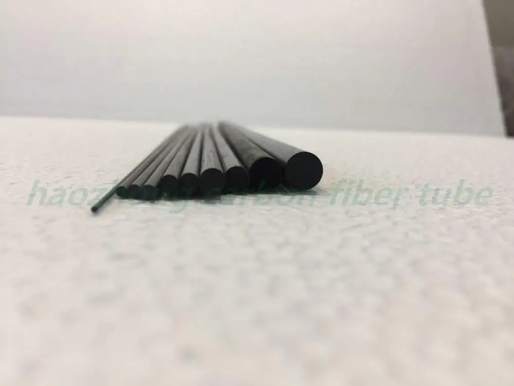 

Carbon Fiber Rod Diameter 1.0mm X L500mm Carbon Fiber Rods 500 long for RC Plane, suit for RC Model 1.0*500mm