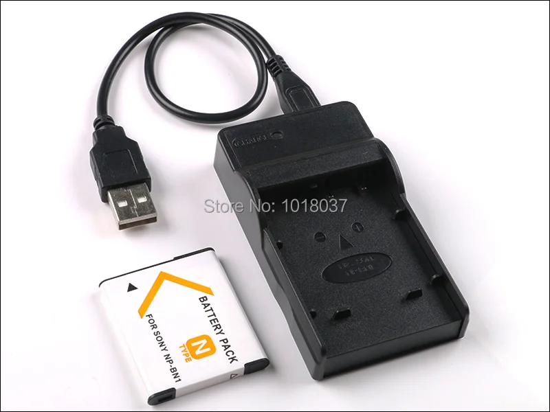 NP-BN1  BN1     + Micro USB    Sony Cyber-Shot DSC-J20 DSC-KW1 DSC-KW11 DSC-QX10