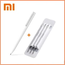 Original xiaomi mijia sinal canetas durável papelaria escola esferográfica caneta suave suíça recarga japão tinta canetas preto recarga