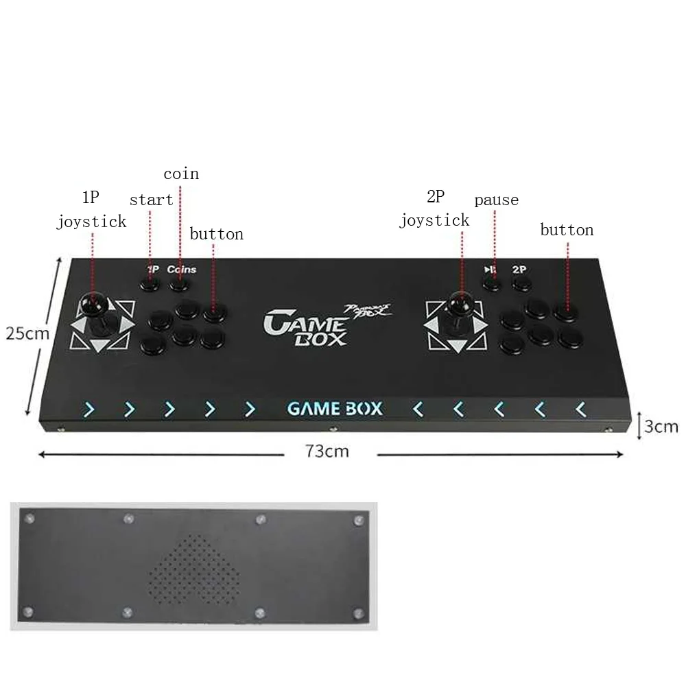 TV jamma arcade box 3D 2260 in 1 video game console 2 player fighting rocker HDMI VGA USB out put with pause Pandora BOX 9 TV jamma arcade box 3D 2260 in 1 video game console 2 player fighting rocker HDMI VGA USB out put with pause Pandora BOX 9