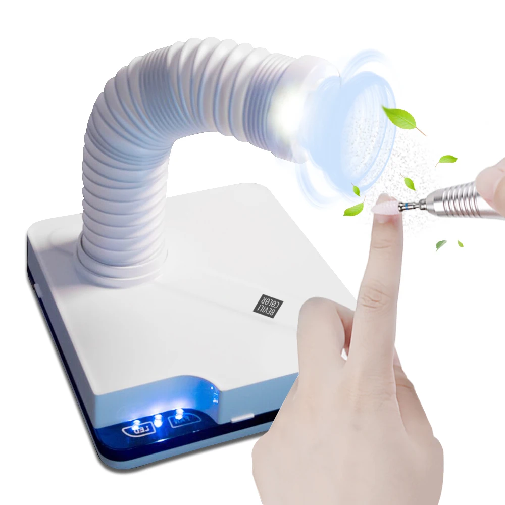 

WEVILI Professional Powerful Nail Dust Collector Nail Vacuum No-spilling Filter with Extractor Removable Dust Collecting Port
