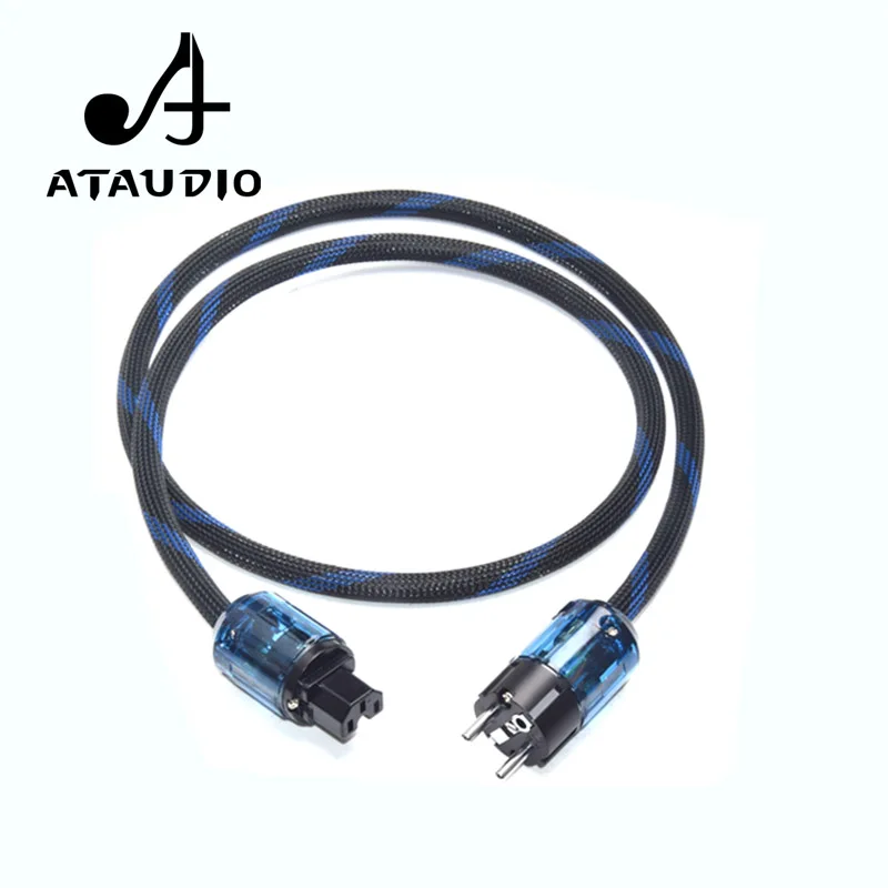ATAUDIO кабель питания Hi Fi с европейской вилкой высокопроизводительный для