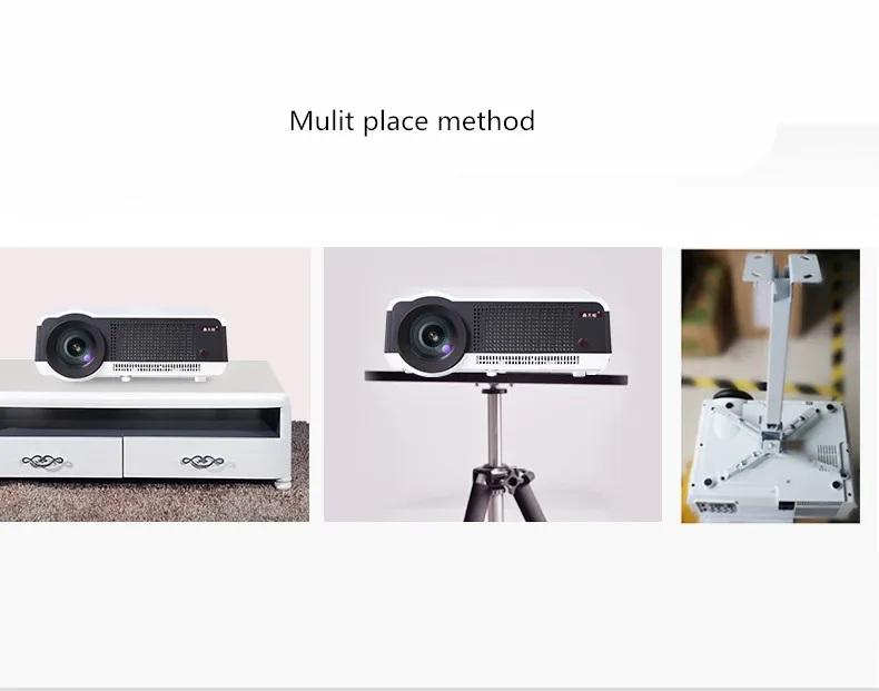 Native Full HD 1080P 5500Lumens Led Digital Smart 3D Projector,Perfect For Home Theater Projector