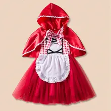 

Fashion Girls Costume Dress Princess Bow Red Hot Christmas Baby Wedding Halloween Kids Clothes Birthday Clothing Dresses TS015