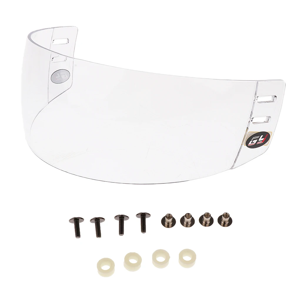 

High Quality CE Approval Anti-fog Inside Anti-scratch Outside Ice Hockey Visor Shield Sports Safety Sportswear Accessories