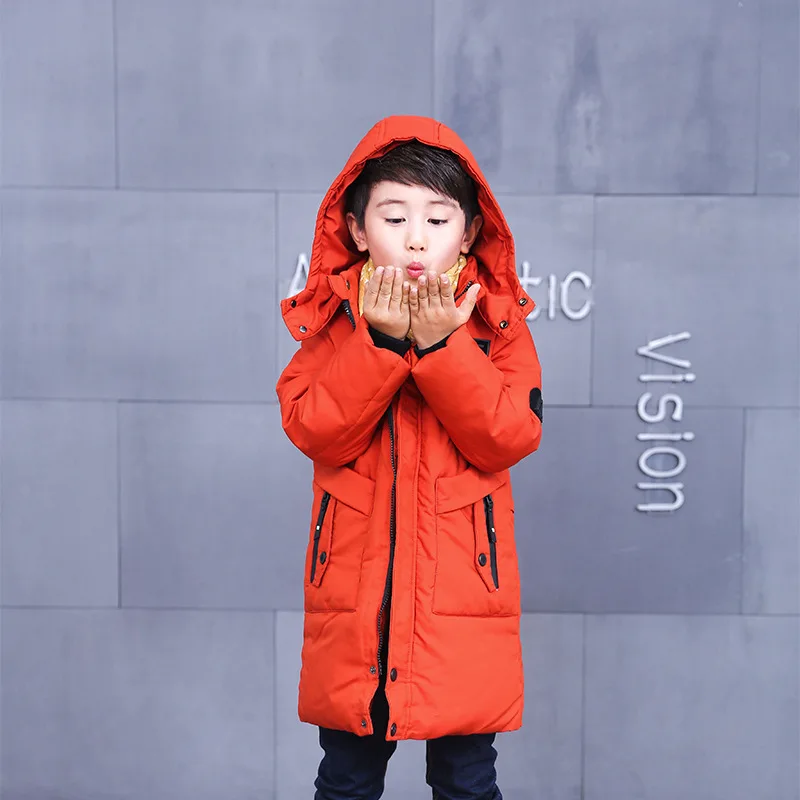 

LH802 New 120-150cm children's down clothes boys Thick padded jacket Boy Winter Clothes Boy's Down Cotton Padded Coat